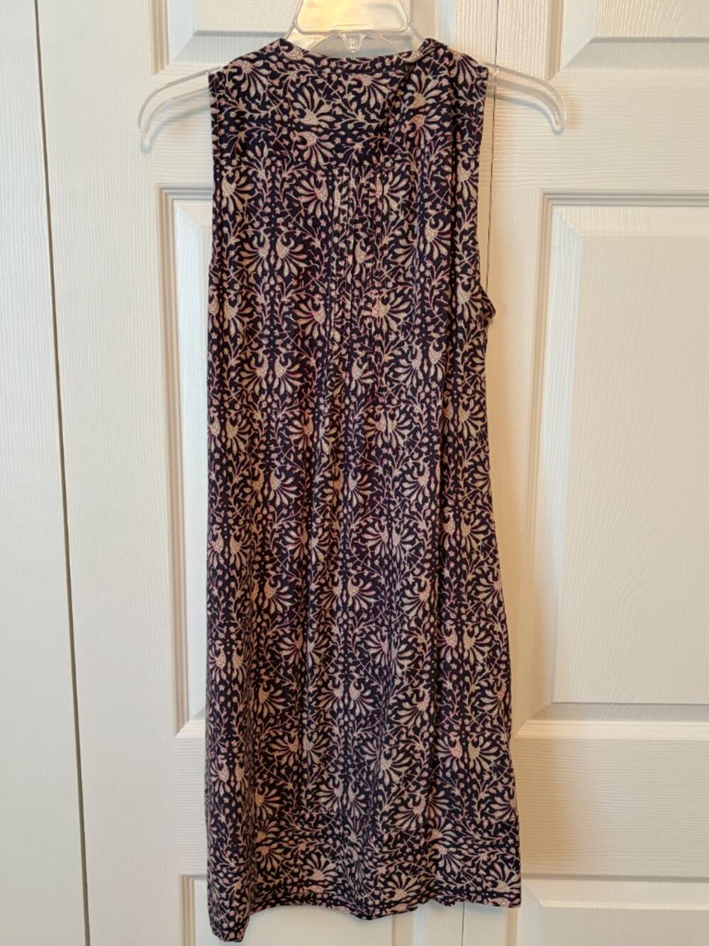 Faherty Ishe Sleeveless Pintuck Dress - Picture 6 of 9